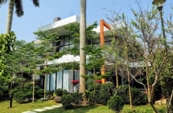 Đồ gỗ Óc chó Woodpro trong Biệt Thự Đương Đại 19 tỷ Orange Villa